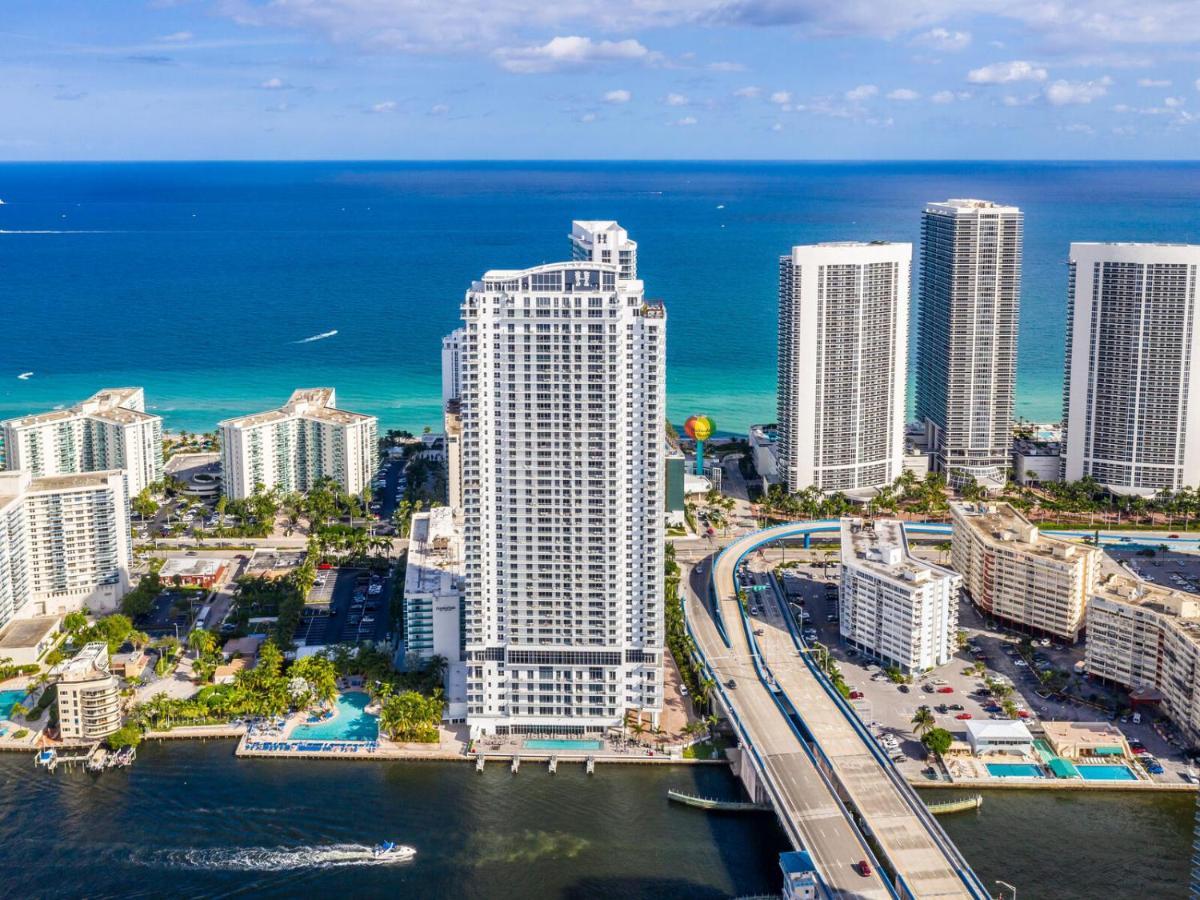 Hyde Beach House Three-Bedroom, Waterfront, Ocean And Intercostal View, Rooftop Pool, 5 Min Walk To Beach Hollywood Kültér fotó